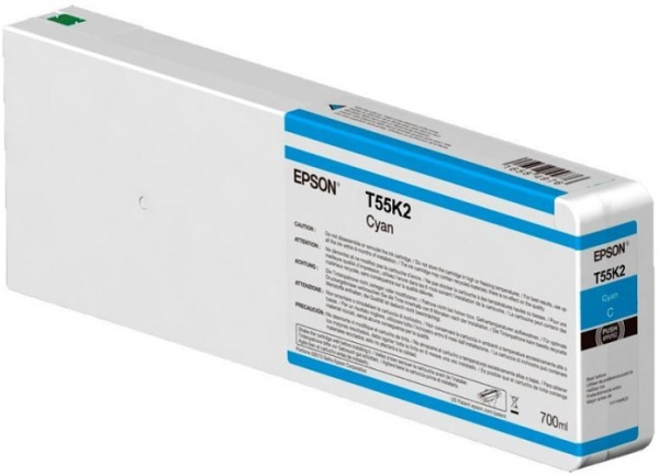 Изображение товара Картридж Epson C13T55K200 Cyan 700 мл оригинальный для Epson SureColor