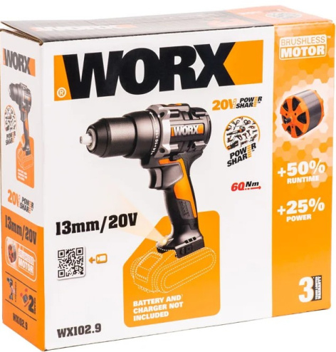 фото Дрель - шуруповерт Worx WX102.9 в Санкт-Петербургe