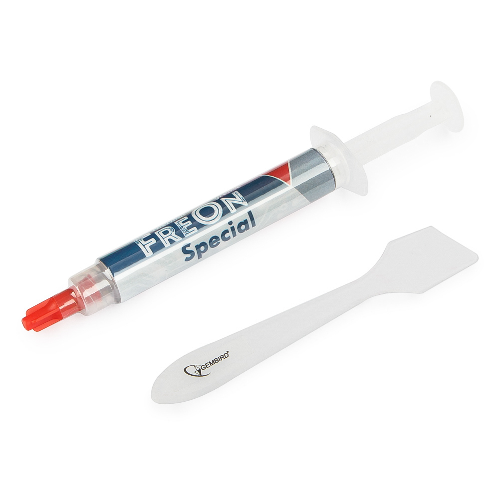 

Термопаста Gembird FreOn Special GF-11-3 для радиаторов, 3гр, шприц, FreOn Special GF-11-3