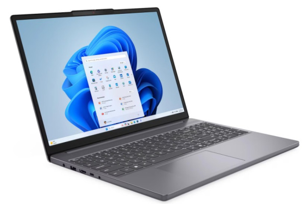 фото Ноутбук Lenovo IdeaPad Slim 3 15IRH10 15.3" (Intel Core i5, 16Гб DDR5, SSD 512 Гб, UHD Graphics, Без ОС) Серый [83K100MLLK]