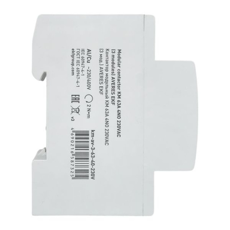 фото Контактор модульный EKF km-av-3-63-40-230V в Уфе