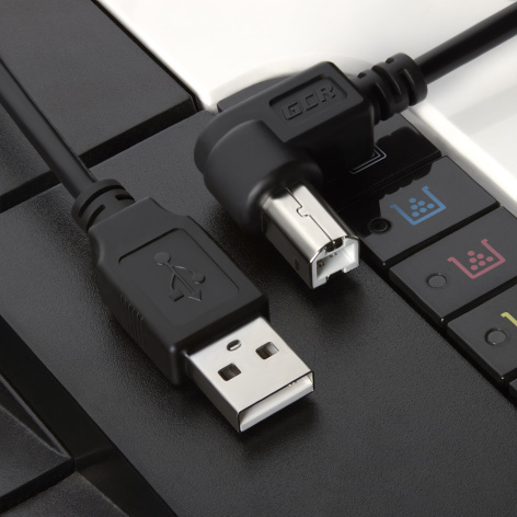 фото Кабель интерфейсный USB 2.0 GCR GCR-UPC3M2-BB2S-1.0m в Уфе