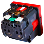 фото Розетка TWT TWT-EL45x45/1G-RD