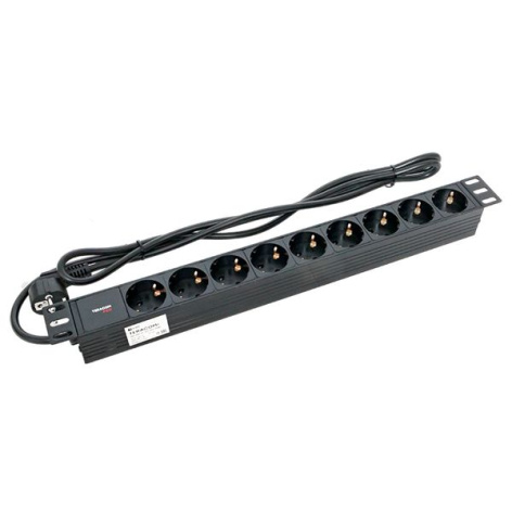 фото Блок розеток 19", 9 розеток EKF TRP-HPD-PL-16A-9SH-2MSH в Омске
