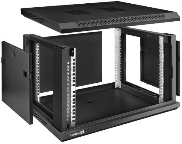 фото Шкаф настенный 19", 6U Exegate EC-WM-6U.450.G.BLACK в Волгограде