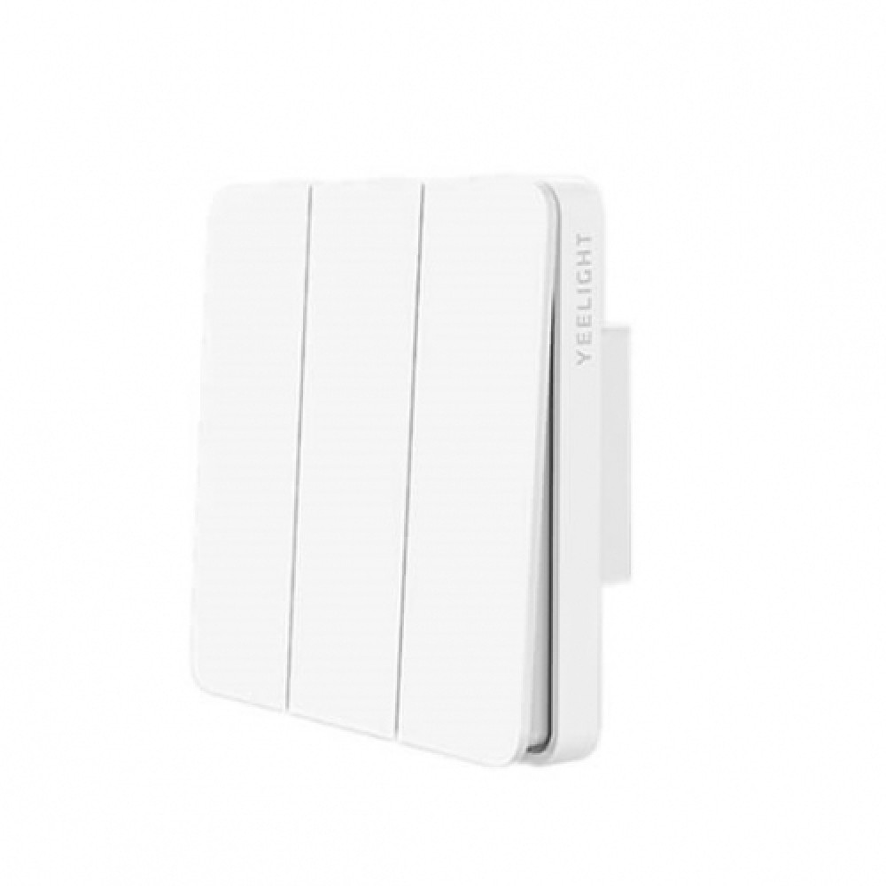 

Выключатель Xiaomi Yeelight Smart Flex Switch YLKG14YL умный, 250V, 10A, управляет устройствами по Bluetooth (три клавиши), Yeelight Smart Flex Switch