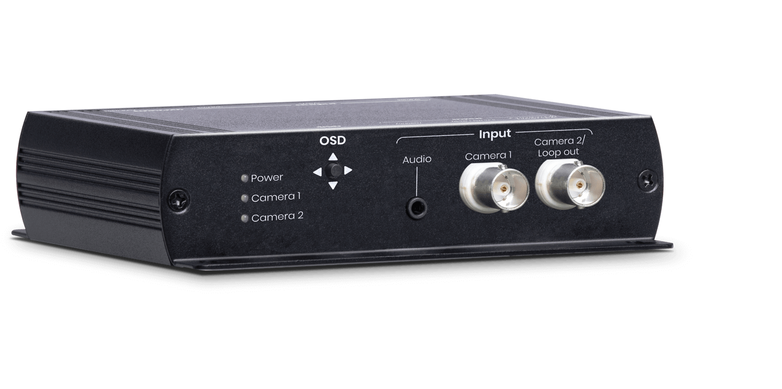 

Преобразователь-разветвитель SC&T AD001HD4-4K HDTVI/AHD/HDCVI/CVBS в HDMI/VGA/CVBS с эмбеддером аудио, AD001HD4-4K