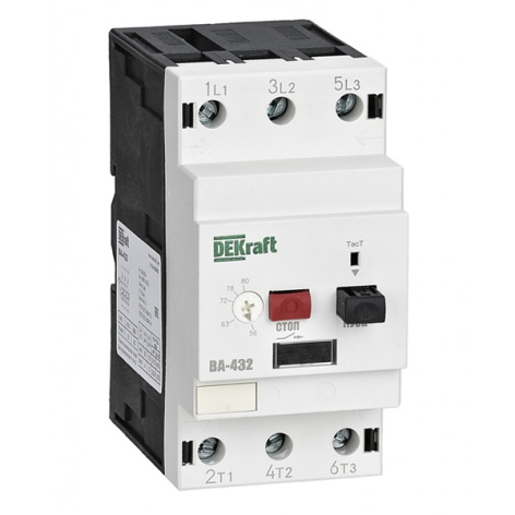 фото Автоматический выключатель для защиты двигателя  DEKraft 21241DEK в Красноярске