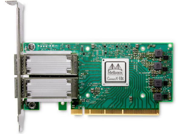 Изображение товара Сетевая карта MELLANOX MCX516A-CDAT PCI-E x4 100Гбит/с для серверов и дата-центров