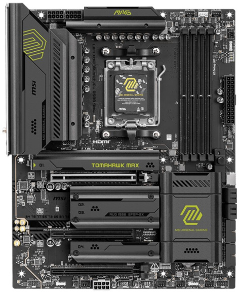 фото Материнская плата ATX MSI MAG B850 TOMAHAWK MAX WIFI в Казани