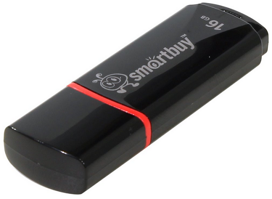 

Накопитель USB 2.0 16GB SmartBuy SB16GBCRW-K Crown черный, SB16GBCRW-K