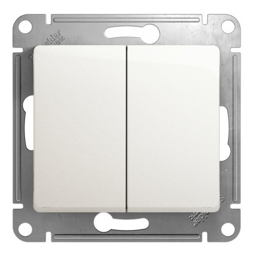 

Переключатель Schneider Electric GSL000665 2-клавишный, сх.6, 10АХ перламутр, GSL000665