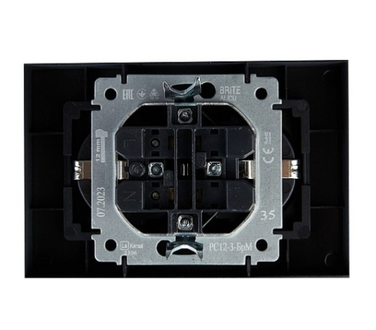 фото Розетка двухместная с заземлением  IEK BR-R27-16-K35-F в Санкт-Петербургe