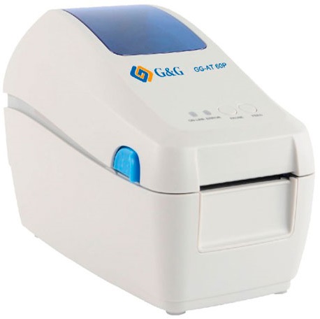 

Термопринтер G&G 60P GG-AT 60P, DT, 2" (60 mm), 200 mm/sec, USB, Ethernet, White, GG-AT 60P