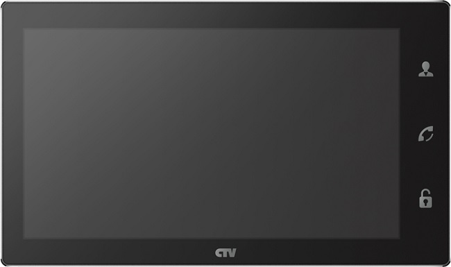 

Монитор CTV CTV-M4106AHD видеодомофона, с экраном с технологией Touch Screen для управления OSD, стеклянная сенсорная панель управления "Easy Buttons", CTV-M4106AHD