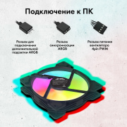 фото Вентилятор GMNG GG-CF120ARGB1-PWMBK