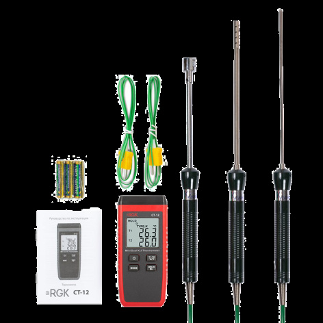 фото Термометр  RGK CT-12 + TR10A + TR10S + TR10W