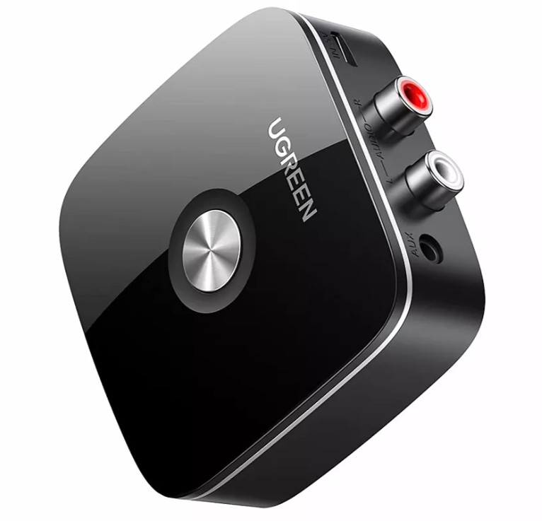 

Адаптер Bluetooth UGREEN CM123 30445_ mini-jack 3.5 мм, черный, CM123