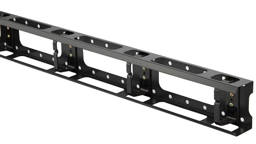 

Кабельный организатор Hyperline CMV-42U-ML металлический вертикальный 42U, для шкафов TTC, TSC шириной 800 мм, черный (RAL 9004), CMV-42U-ML