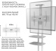 фото Стойка мобильная ONKRON TS1552 WHITE в Уфе