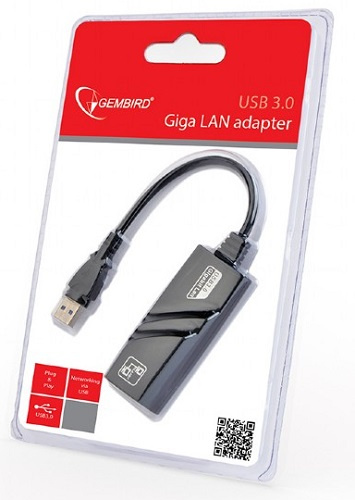 фото Адаптер сетевой Gembird NIC-U3 в Красноярске
