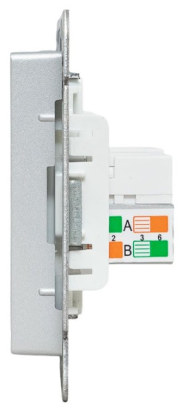 фото Розетка компьютерная двойная EKF UP1-SOA-2RJ45-5