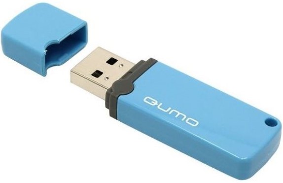 

Накопитель USB 2.0 8GB Qumo Optiva 02 Blue, Optiva 02 Blue