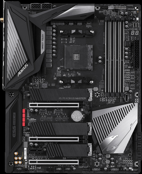 фото Материнская плата ATX GIGABYTE X570 AORUS MASTER