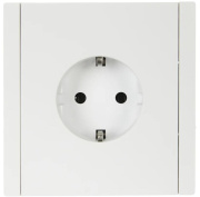 фото Розетка с заземлением IEK FP-R11-16-K01