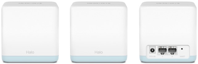 

Маршрутизатор Mercusys Halo H30(3-pack) AC1200 Whole Home Mesh Wi-Fi System, 2 Internal Antennas, 2 GB ports (WAN/LAN), Halo H30(3-pack)