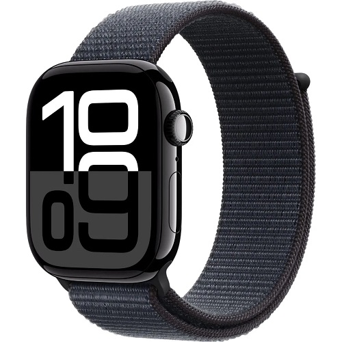 

Часы Apple Watch Series 10 GPS 42mm MWWG3 Jet Black Aluminium Case with Ink Sport Loop, Watch Series 10 GPS 42mm