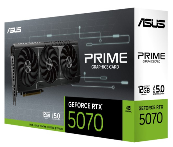 фото Видеокарта ASUS GeForce RTX 5070 PRIME (PRIME-RTX5070-12G) в Самаре