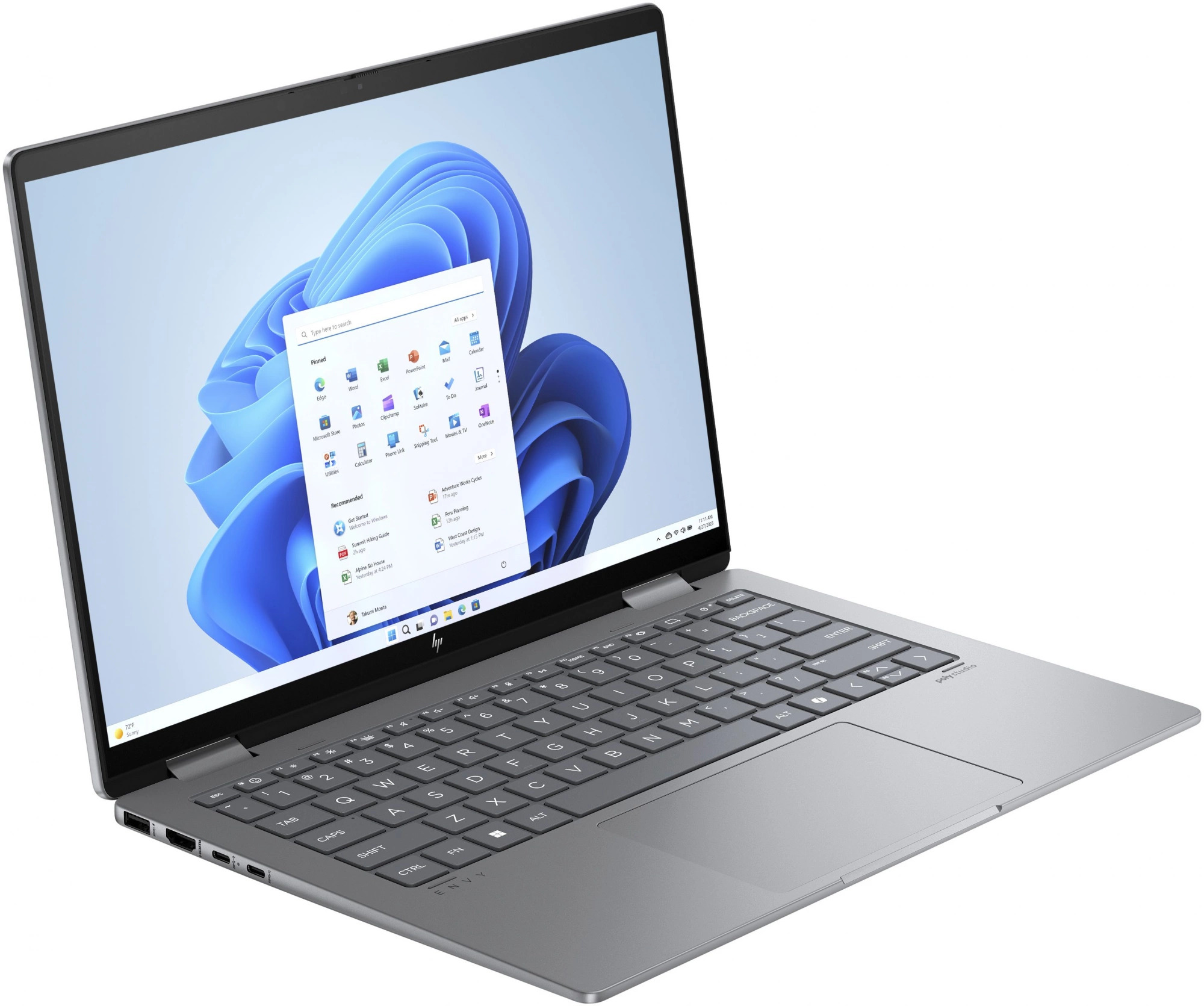 

Ноутбук HP Envy x360 14-fa0005ci A16K1EA Ryzen 5 8640HS/16GB/512GB SSD/Radeon Graphics/14" IPS Touch WUXGA/WiFi/BT/cam/Win11Home/silver, Envy x360 14-fa0005ci