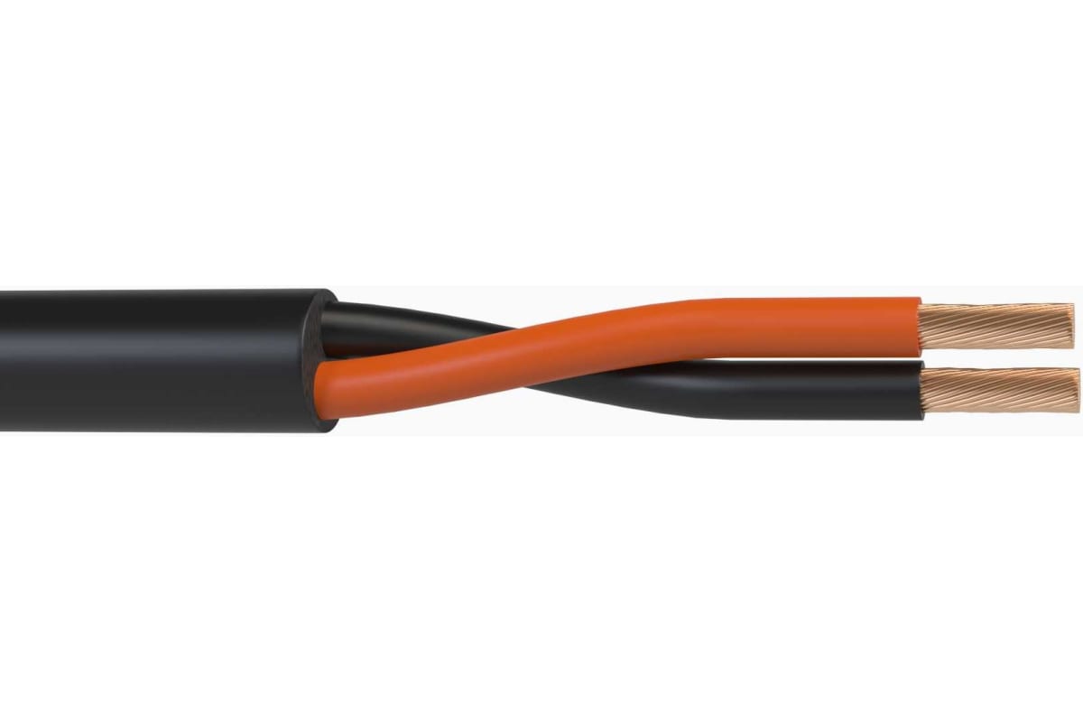 

Кабель акустический Wize WSC16200HF 200м, 16 AWG HighFlex, 1.5мм², диаметр 7.7мм, медь 84x0,15мм, чёрный, бухта, WSC16200HF