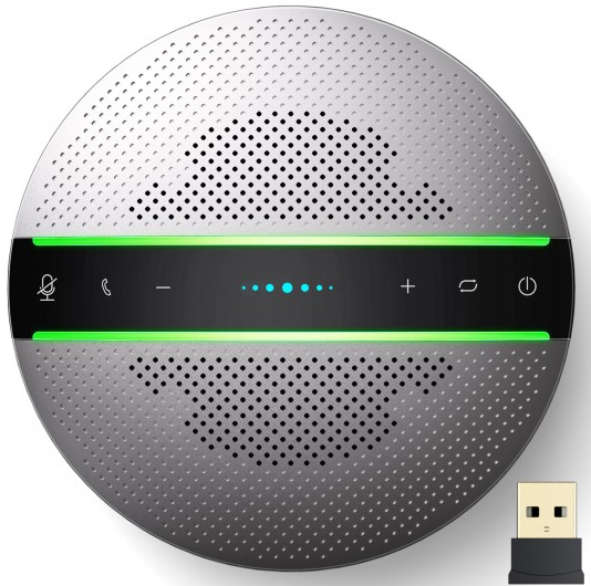 

Спикерфон Infobit iSpeaker M400 Всенаправленный USB. Охват 5 метров на 360 градусов. Подключение по USB + Bluetooth + Dongle, для помещений до 30 кв.м, iSpeaker M400