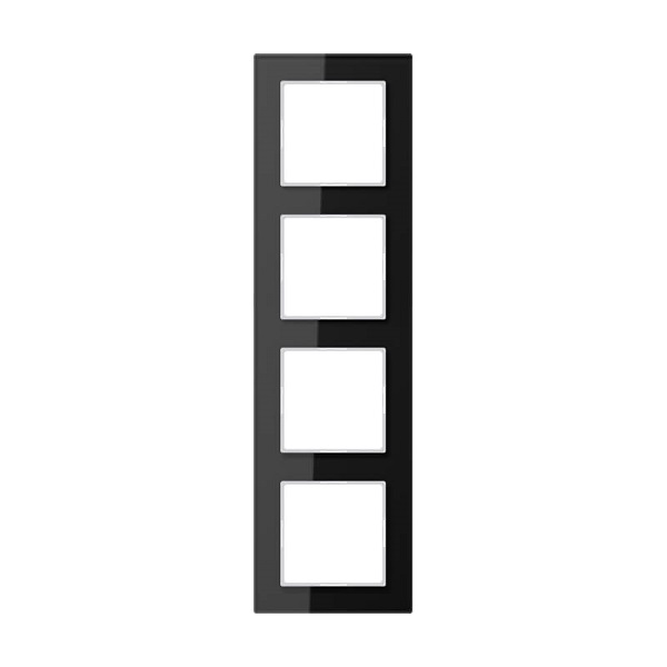 

Рамка Jung AC584GLSW 4-ая A creation Стекло черное, AC584GLSW