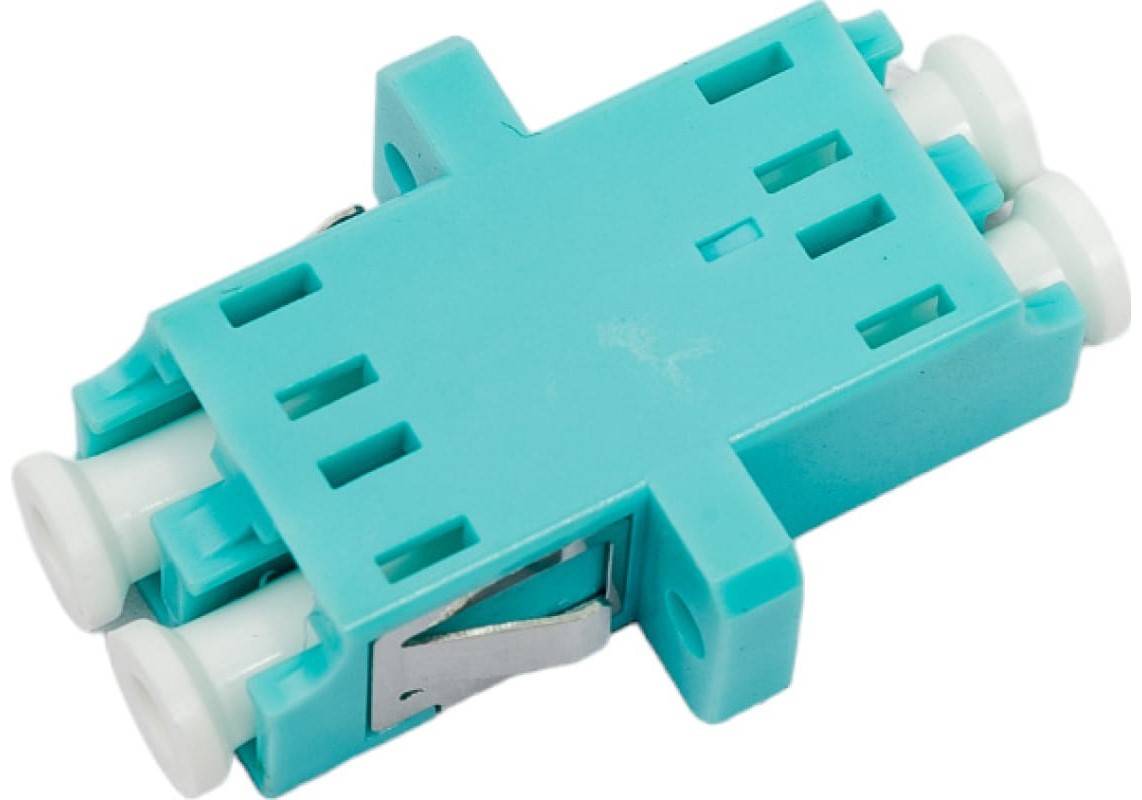 

Адаптер проходной Datarex DR-541123 LC-LC, OM3, дуплекс (duplex), бирюзовый (аква), DR-541123