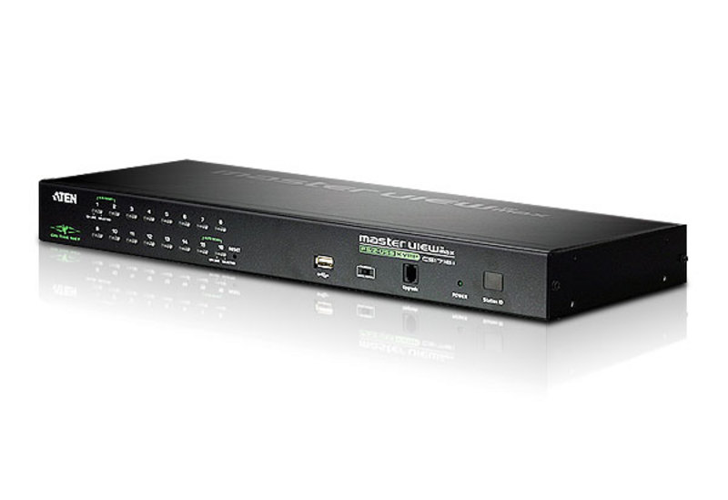 

Переключатель KVM Aten CS1716i-AT-G KVM/switch19", электрон., VGA/SVGA+Kbd+Mouse, 2>16 компьютеров/блоков/портов/port PS/2;USB, со шнурами PS/2 1.8м/U, CS1716i-AT-G