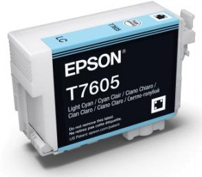 

Картридж Epson C13T76054010 для принтера T760 SC-P600, светло-голубой, C13T76054010