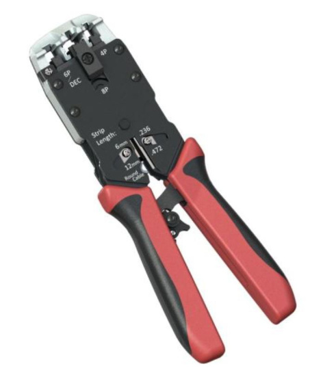 Изображение товара Обжимное устройство Hyperline HT-3008AR для кабельных разъемов RJ45