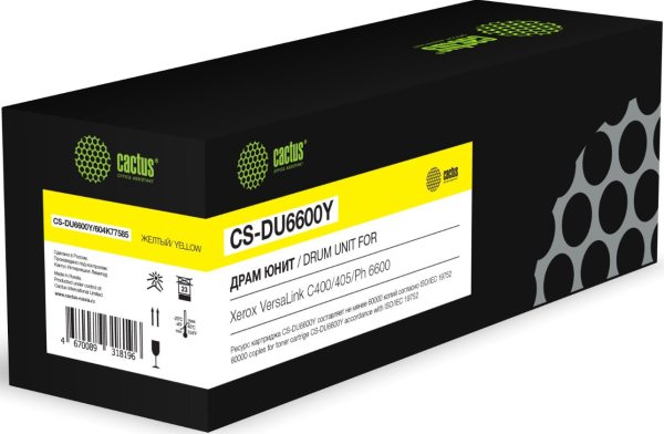 Изображение товара Блок фотобарабана Cactus CS-DU6600Y