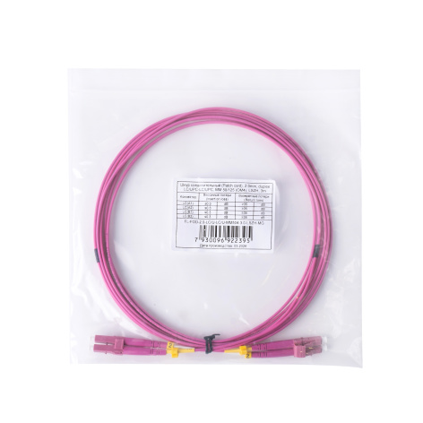 фото Патч-корд волоконно-оптический Filum FL-FOD-2.0-LC/U-LC/U-MM504-3.0-LSZH-MG в Омске