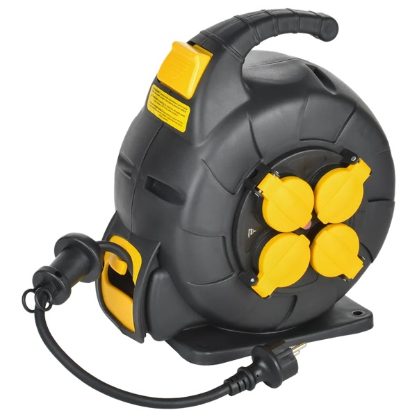 

Удлинитель на катушке IEK TW-KP27-16-04-10-44 TWIST УК10 с заземлением 10м 3х1,5мм2 КГ автосм. IP44, TW-KP27-16-04-10-44