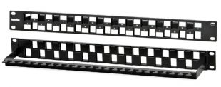 

Патч-панель Hyperline PPBL3-19-24S-RM модульная 19", 24 порта, Flat Type, 1U, для модулей Keystone Jack, с задним кабельным организатором (без модулей, PPBL3-19-24S-RM
