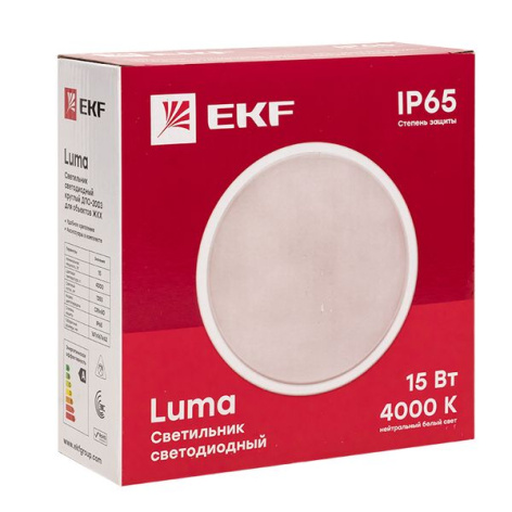 фото Светильник светодиодный ЖКХ EKF BKL-2003-R-15-4000 в Уфе
