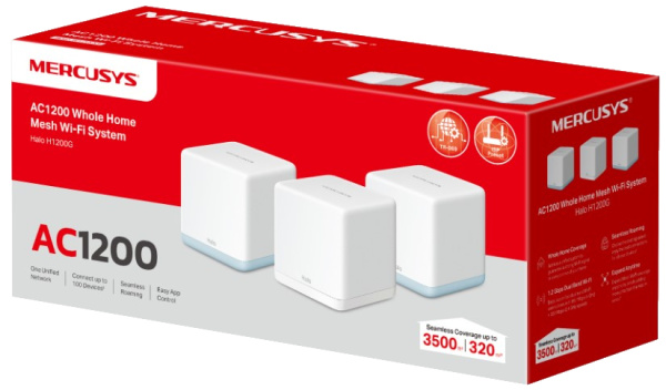 фото Роутер  Mercusys Halo H1200G(3-pack) в Челябинске