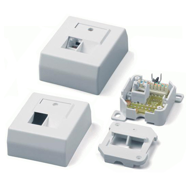 

Розетка Hyperline SB-GTS1-8P8C-C6-WH внешняя 1xRJ45 UTP, Кат. 6, SB-GTS1-8P8C-C6-WH