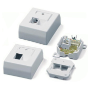 фото Розетка Hyperline SB-GTS1-8P8C-C6-WH