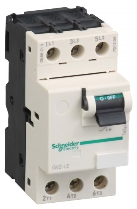 

Автоматический выключатель Schneider Electric GV2LE32 GV2 с магнитным расцепителем 32A,кнопочное управление, GV2LE32