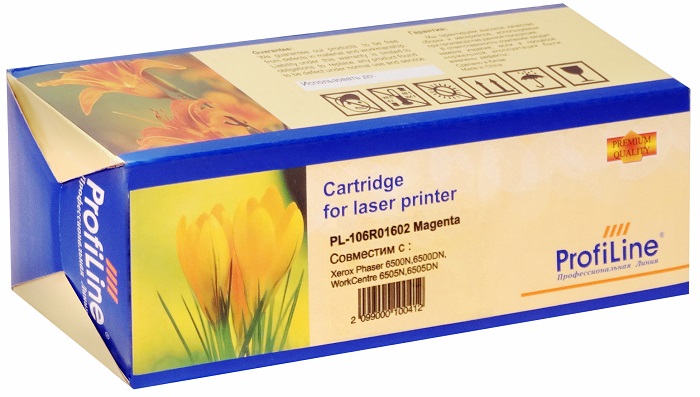 

Картридж ProfiLine PL_106R01602_M для принтеров Xerox Phaser 6500/WorkCentre 6505/6500DN/6500N/6505DN/6505N Magenta 2500 копий, PL_106R01602_M